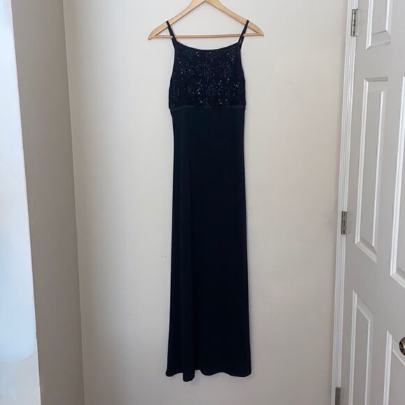 I.N. SF Long Black Dress Size: M - Picture 1 of 7